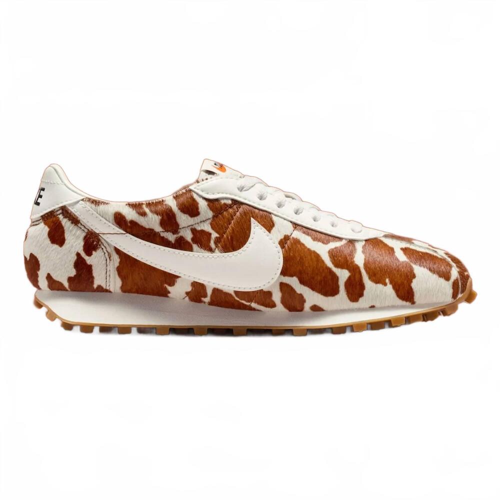 NEW NIKE women's ld-1000 cow print shoes in phantom/sail/safety orange/cacao wow